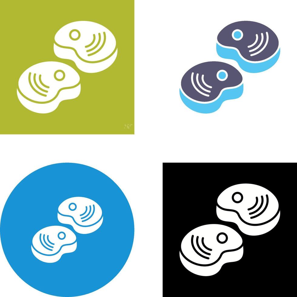 Steak Icon Design vector