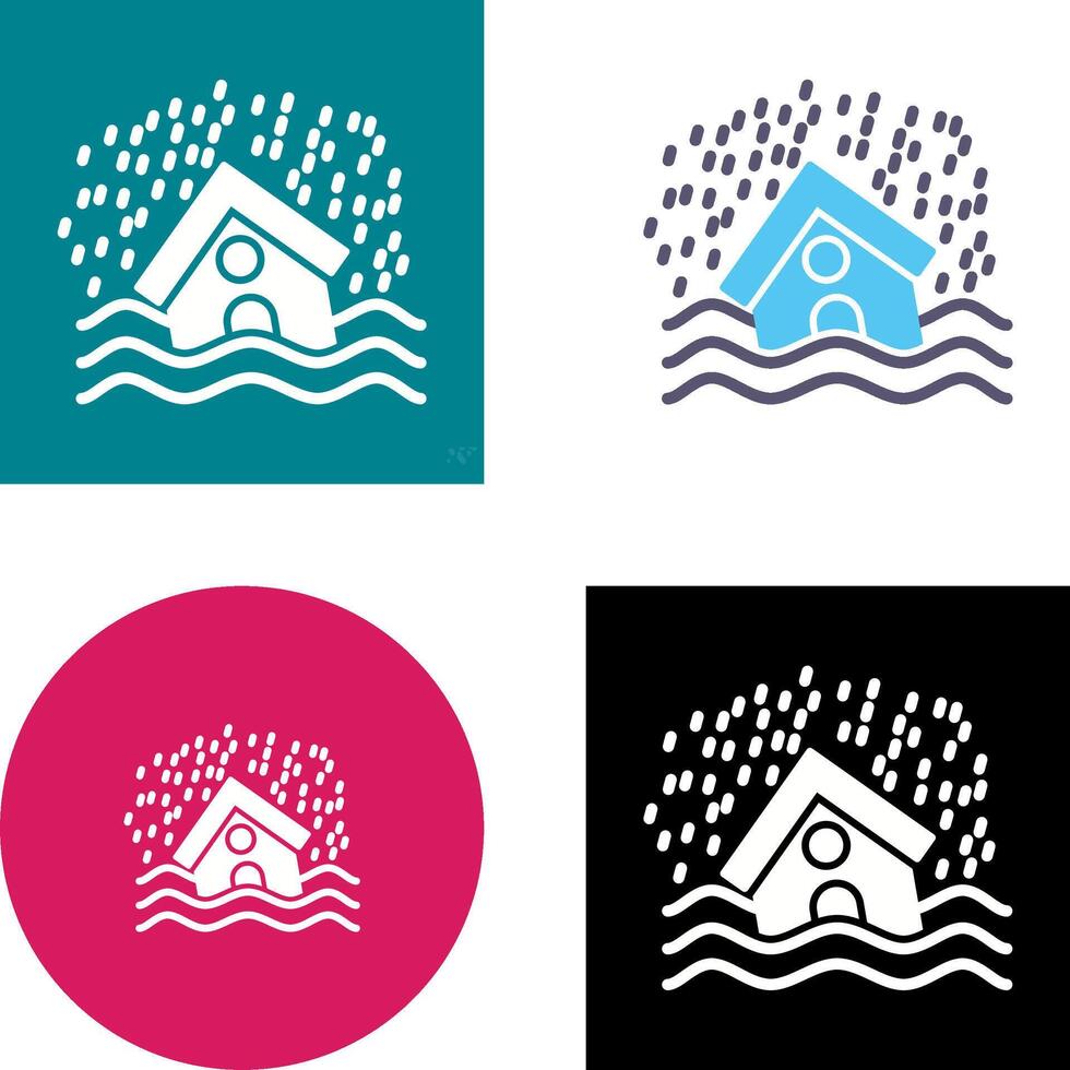 Disaster Icon Design vector