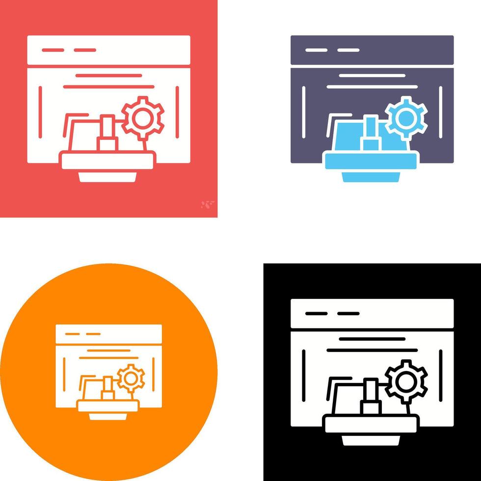 Engineering Icon Design vector