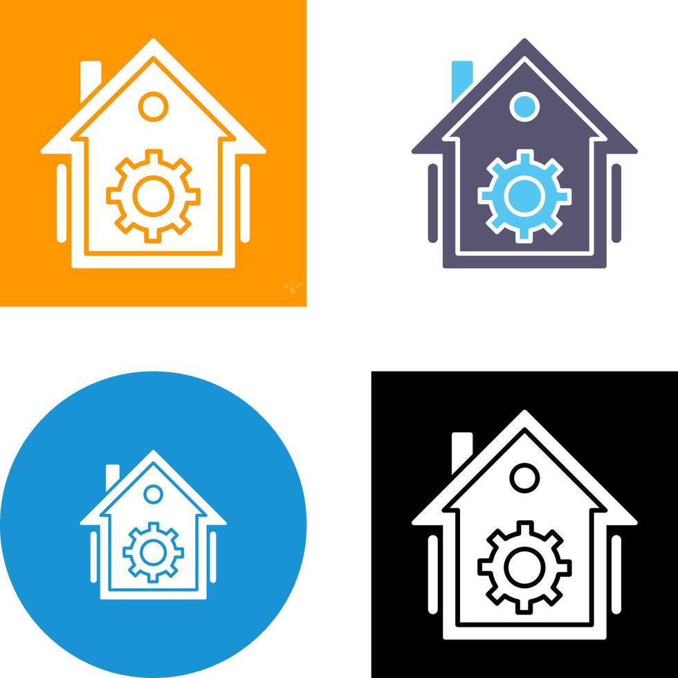Home Automation Icon Design vector