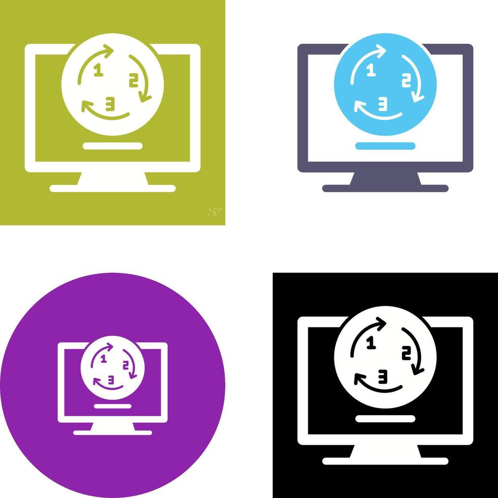 Order Icon Design vector