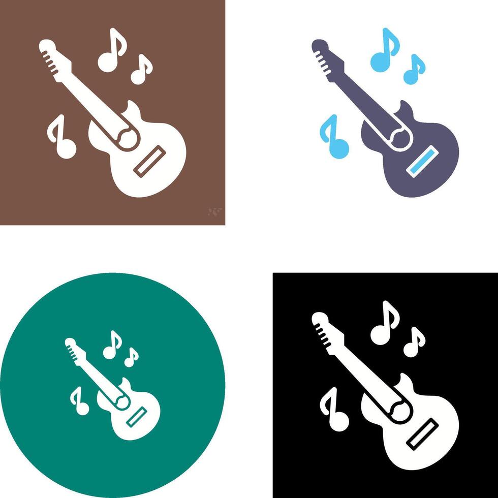 Guitar Icon Design vector