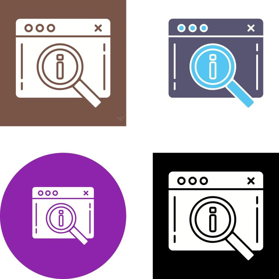 Search Icon Design vector