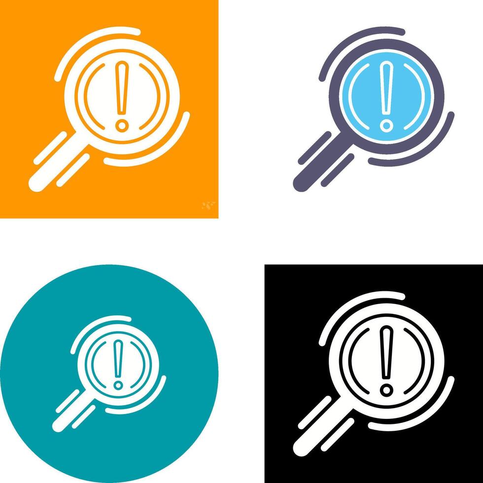 Problem Icon Design vector