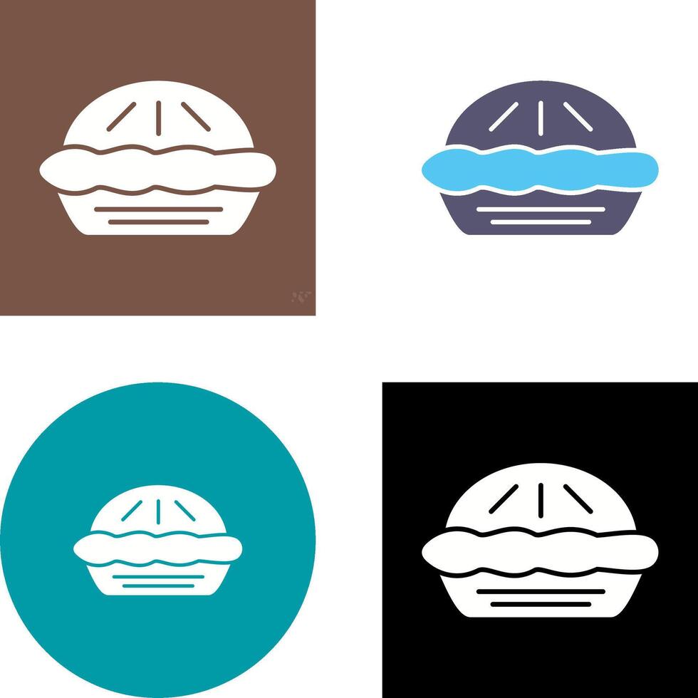 Pie Icon Design vector