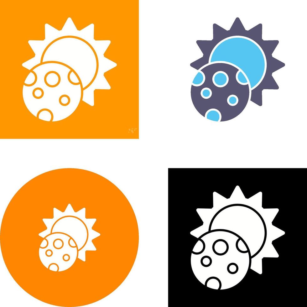 Eclipse Icon Design vector