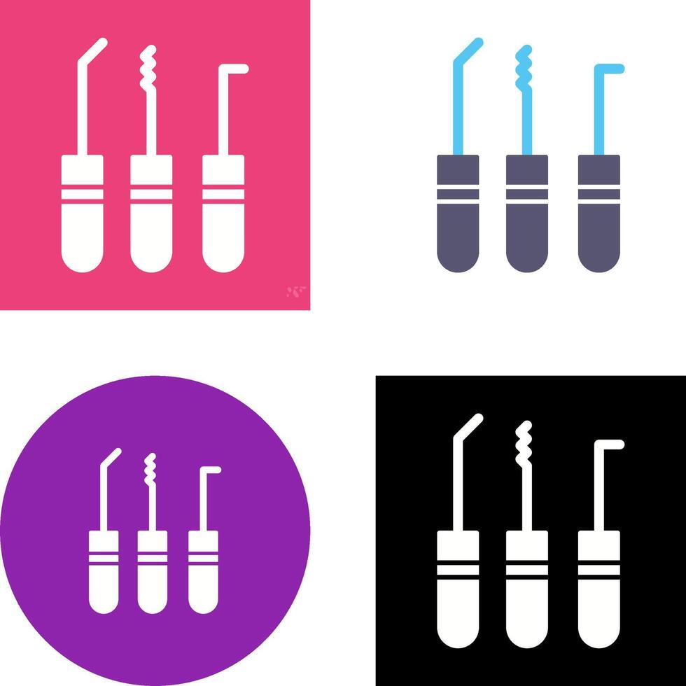Lockpick Icon Design vector