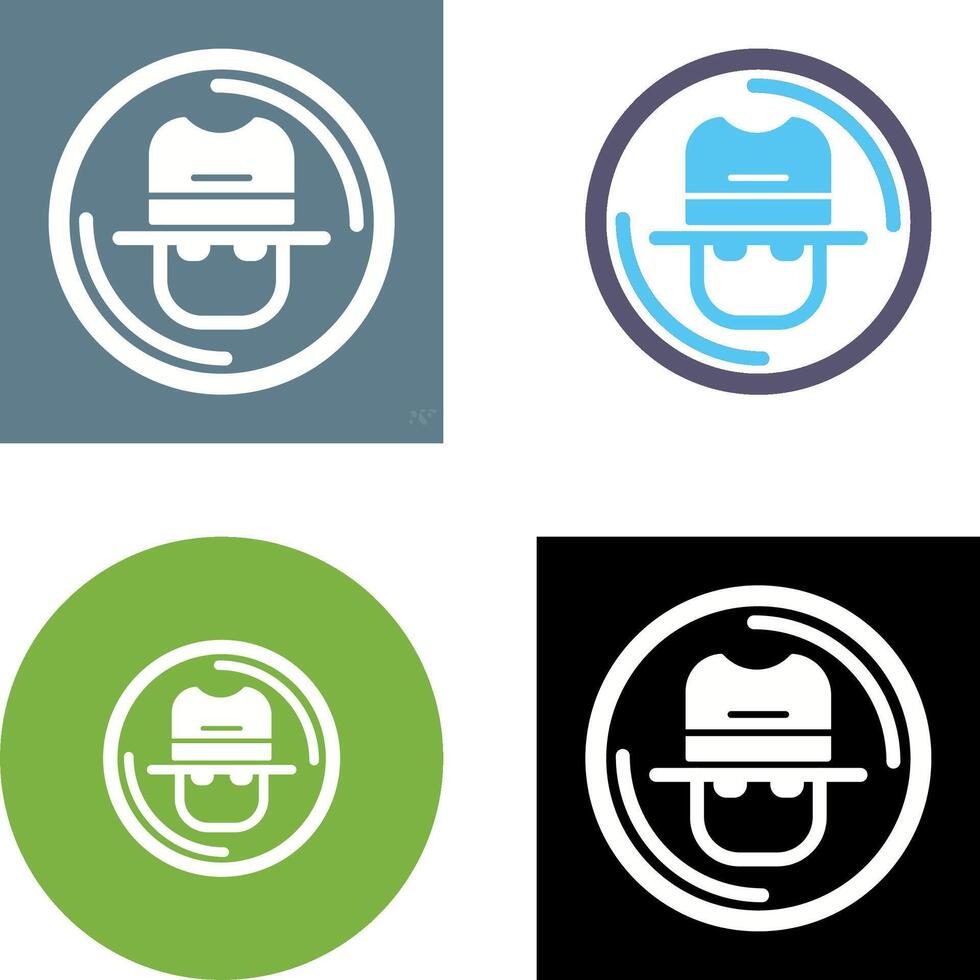 Spy Icon Design vector