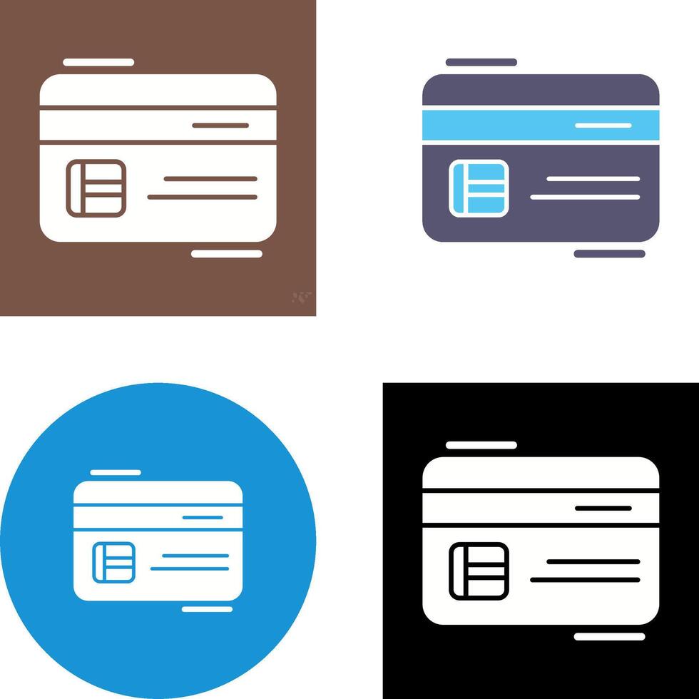 Credit Card Icon Design vector