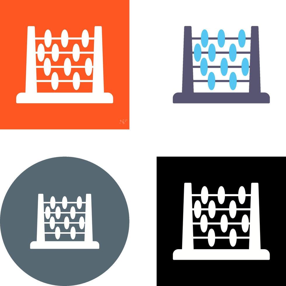 Abacus Icon Design vector
