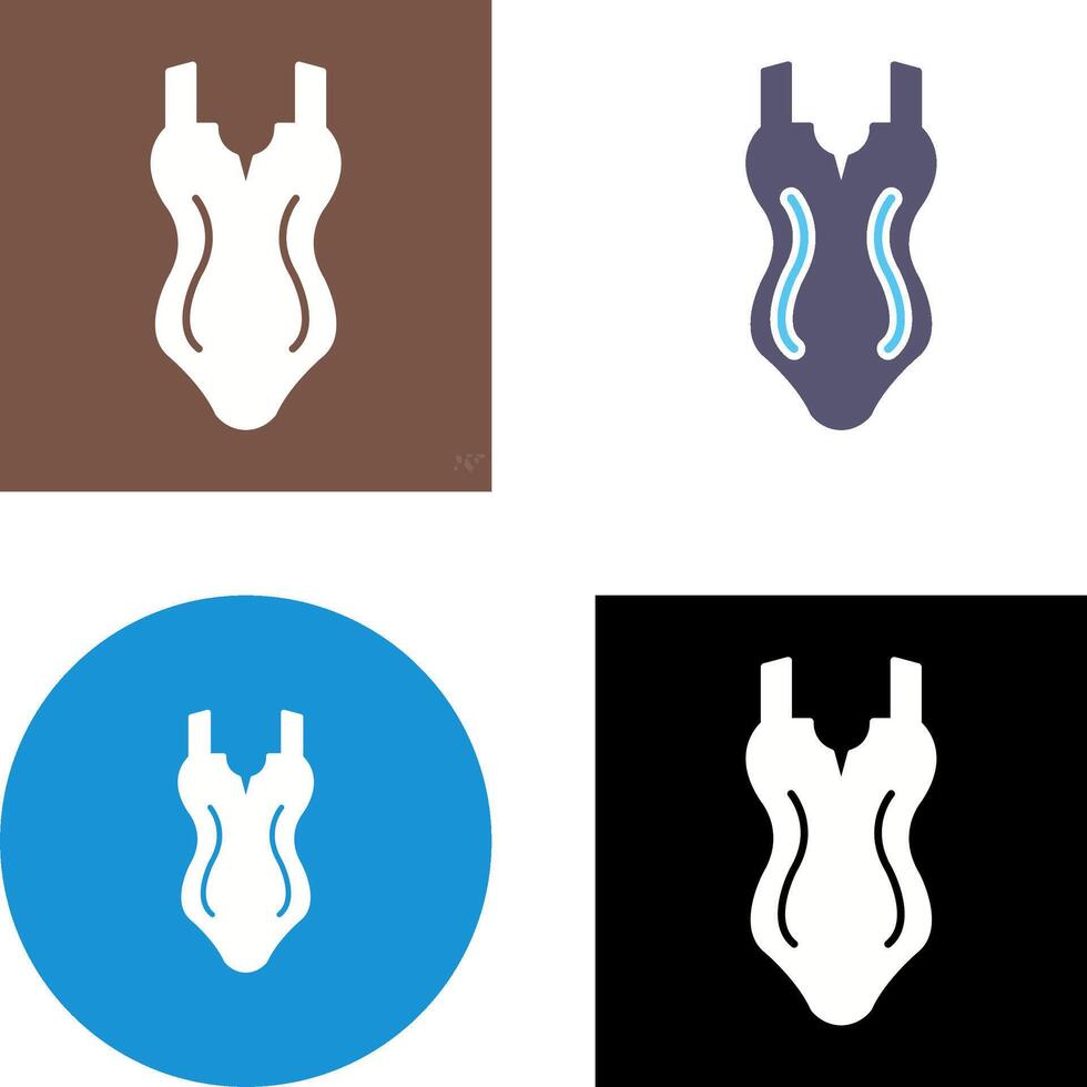 Swim Suit Icon Design vector