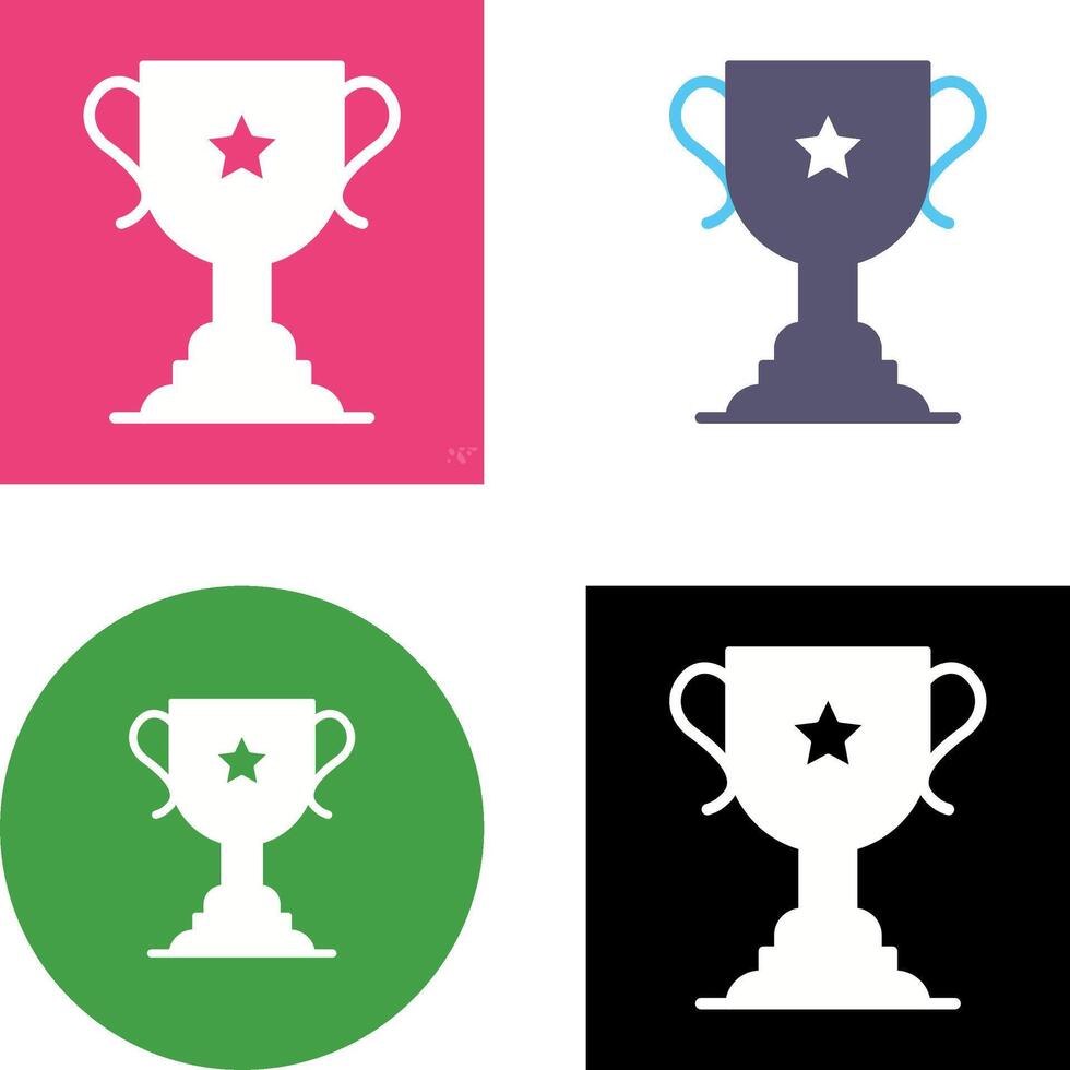 Trophy Icon Design vector