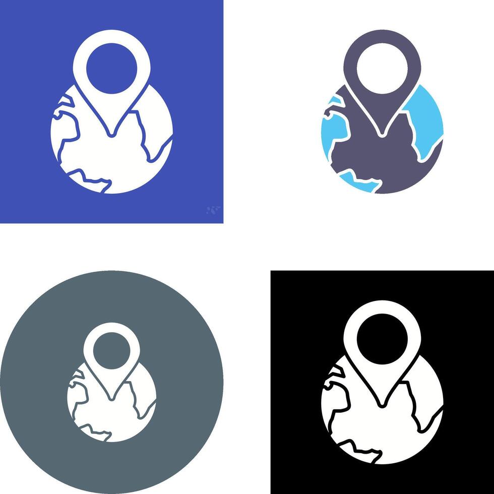 World tour Icon Design vector
