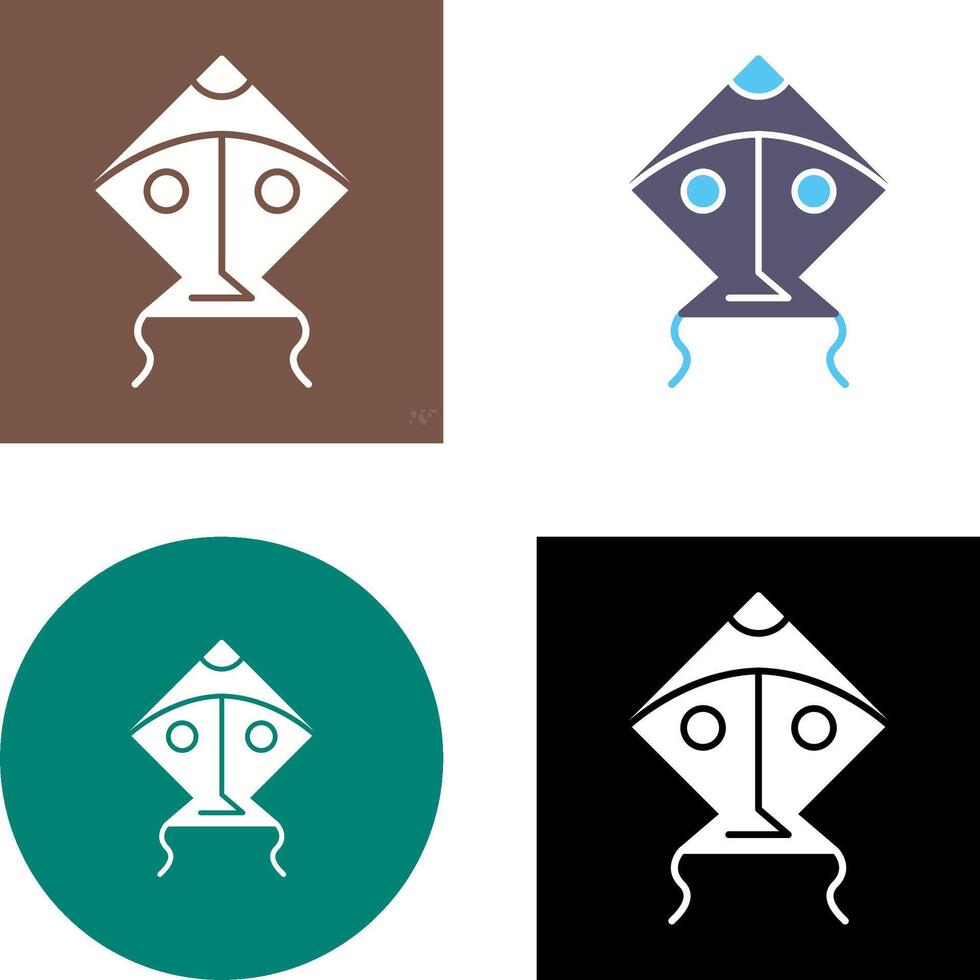 Kite Icon Design vector