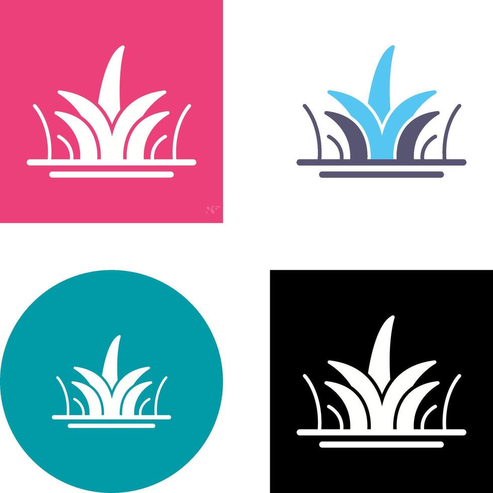 Grass Icon Design vector