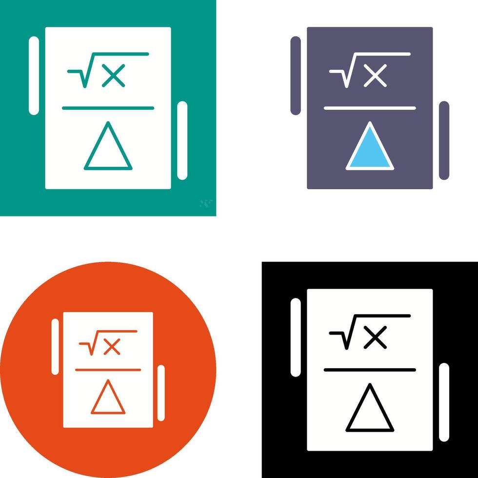 Formula Icon Design vector