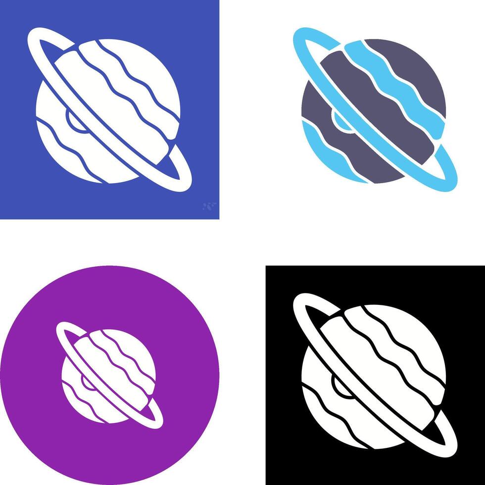 Planet Icon Design vector