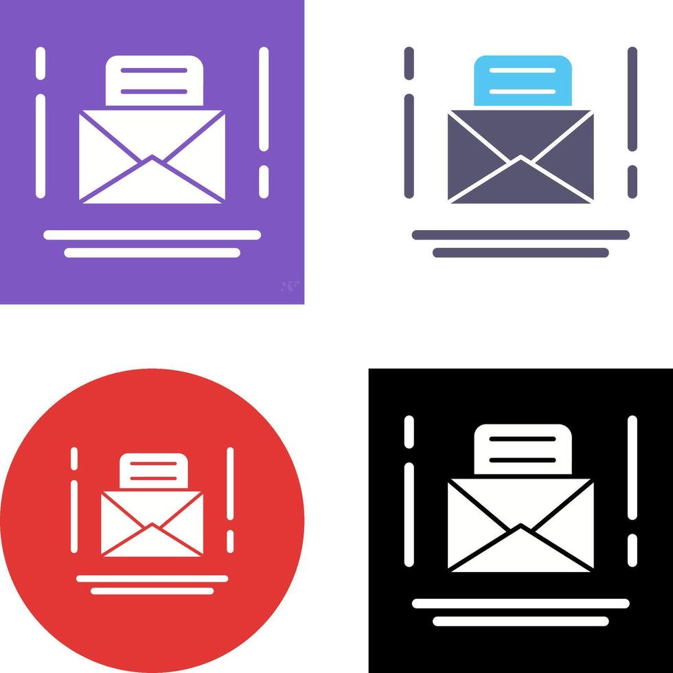 Email Icon Design vector