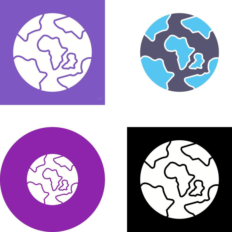 Earth Icon Design vector
