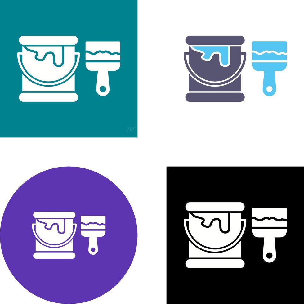 Paint Brush Icon Design vector