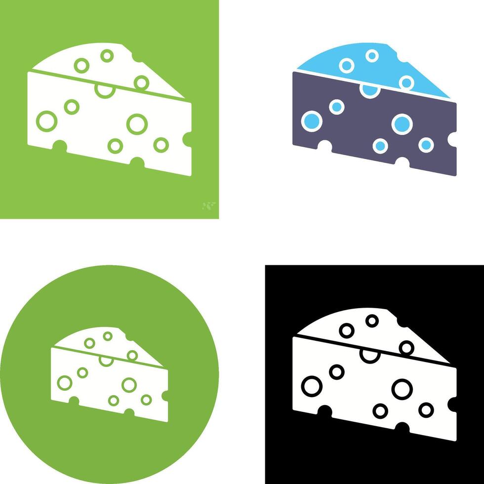 Cheese Icon Design vector