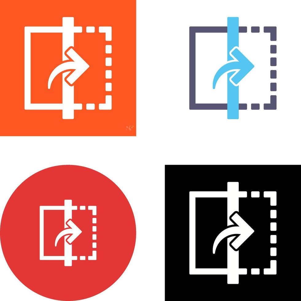 Reflect Icon Design vector