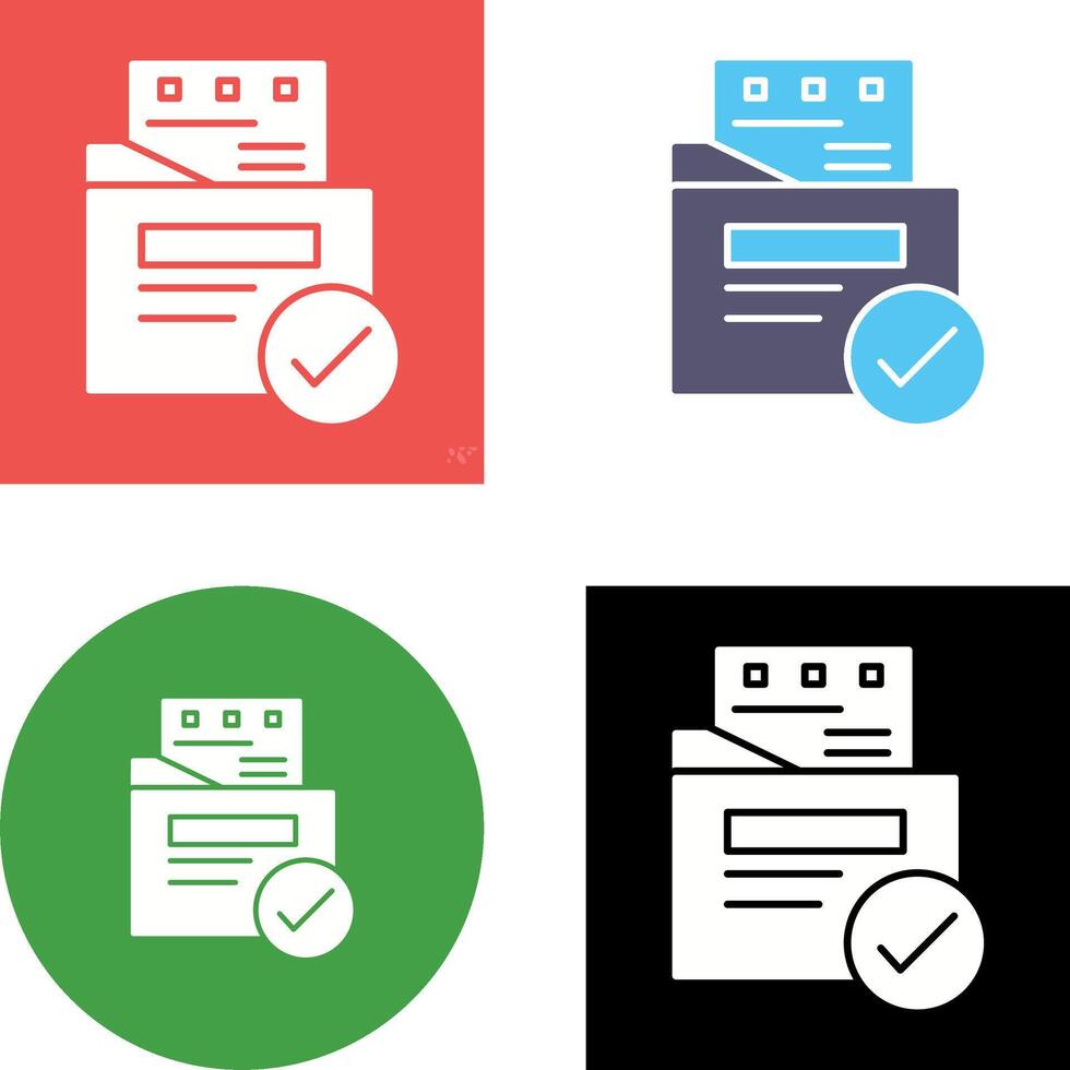 File Protection Icon Design vector