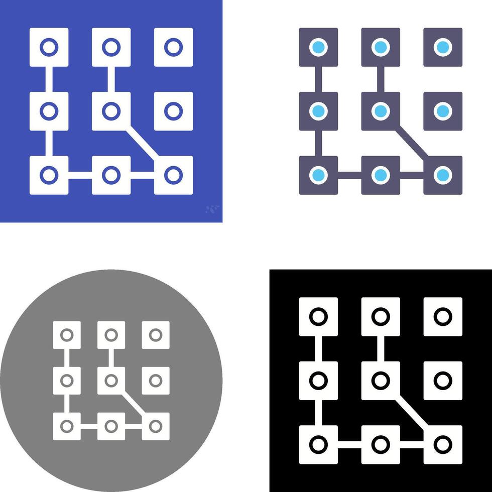 Pattern Icon Design vector