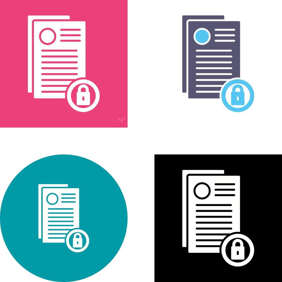 Privacy Icon Design vector