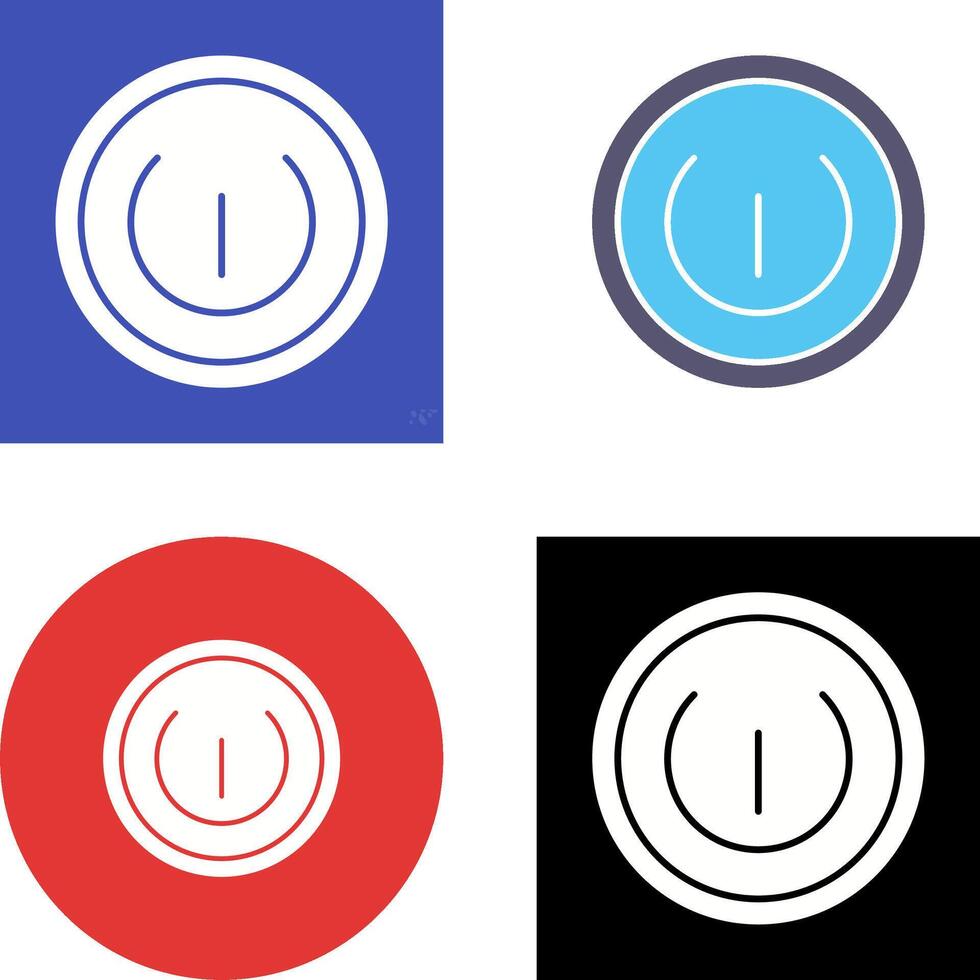 Power Icon Design vector