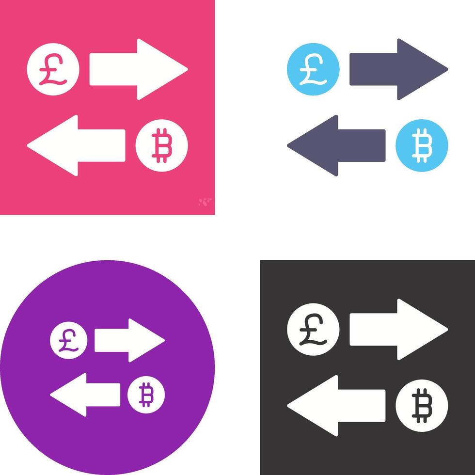 Exchange Icon Design vector