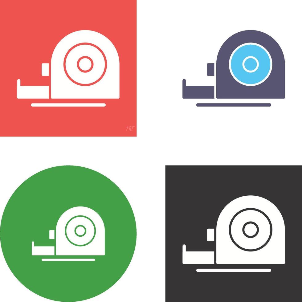 Measuring Tape Icon Design vector