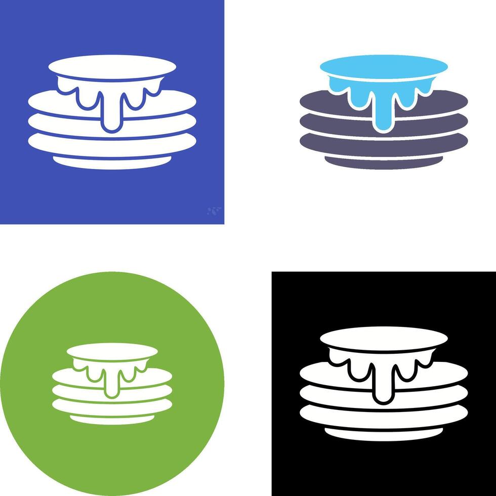 Pancake Icon Design vector