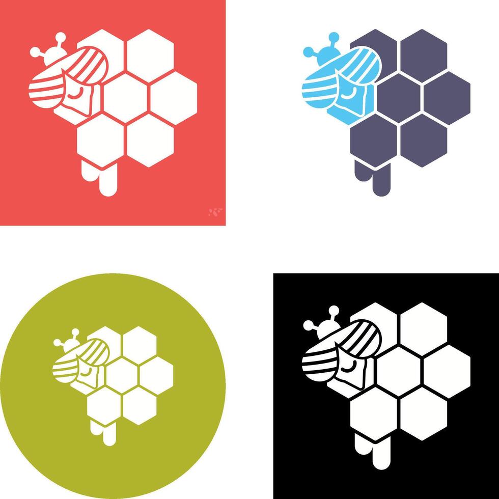 Honeycomb Icon Design vector