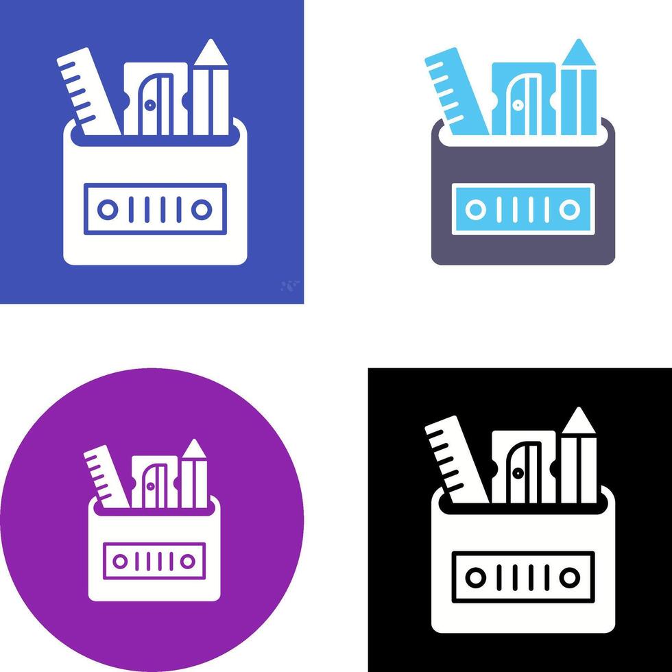 Stationery Icon Design vector