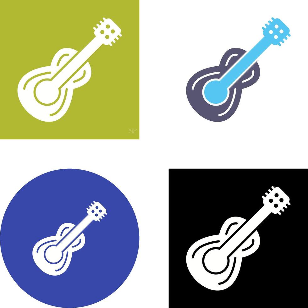 Guitar Icon Design vector