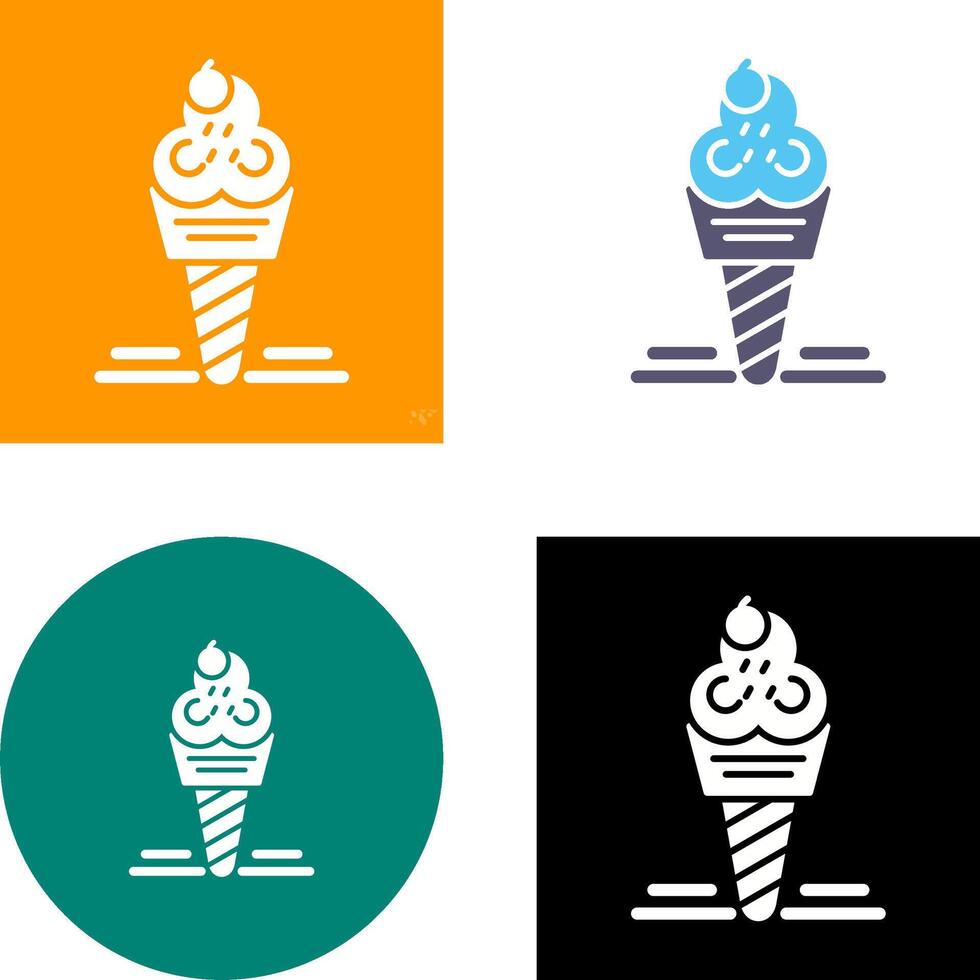 diseño de icono de helado vector