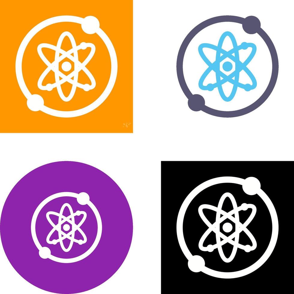 Proton Icon Design vector