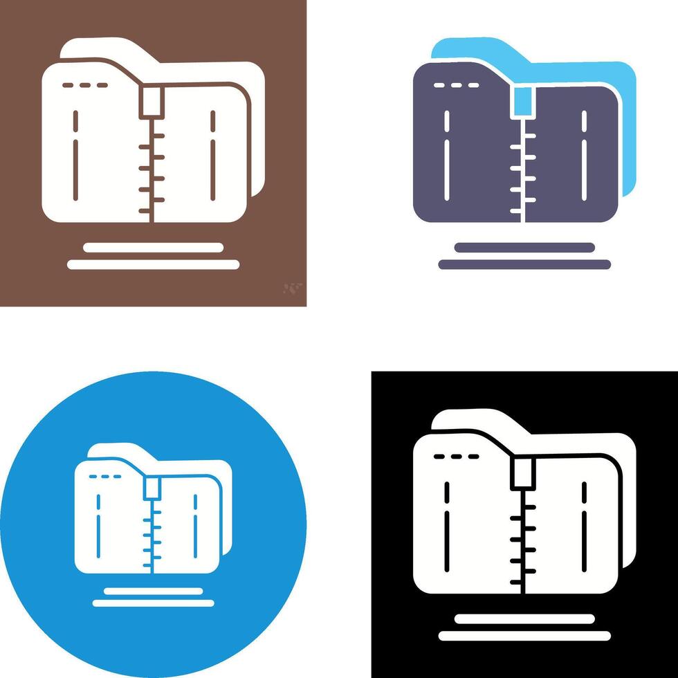 Compressed Icon Design vector