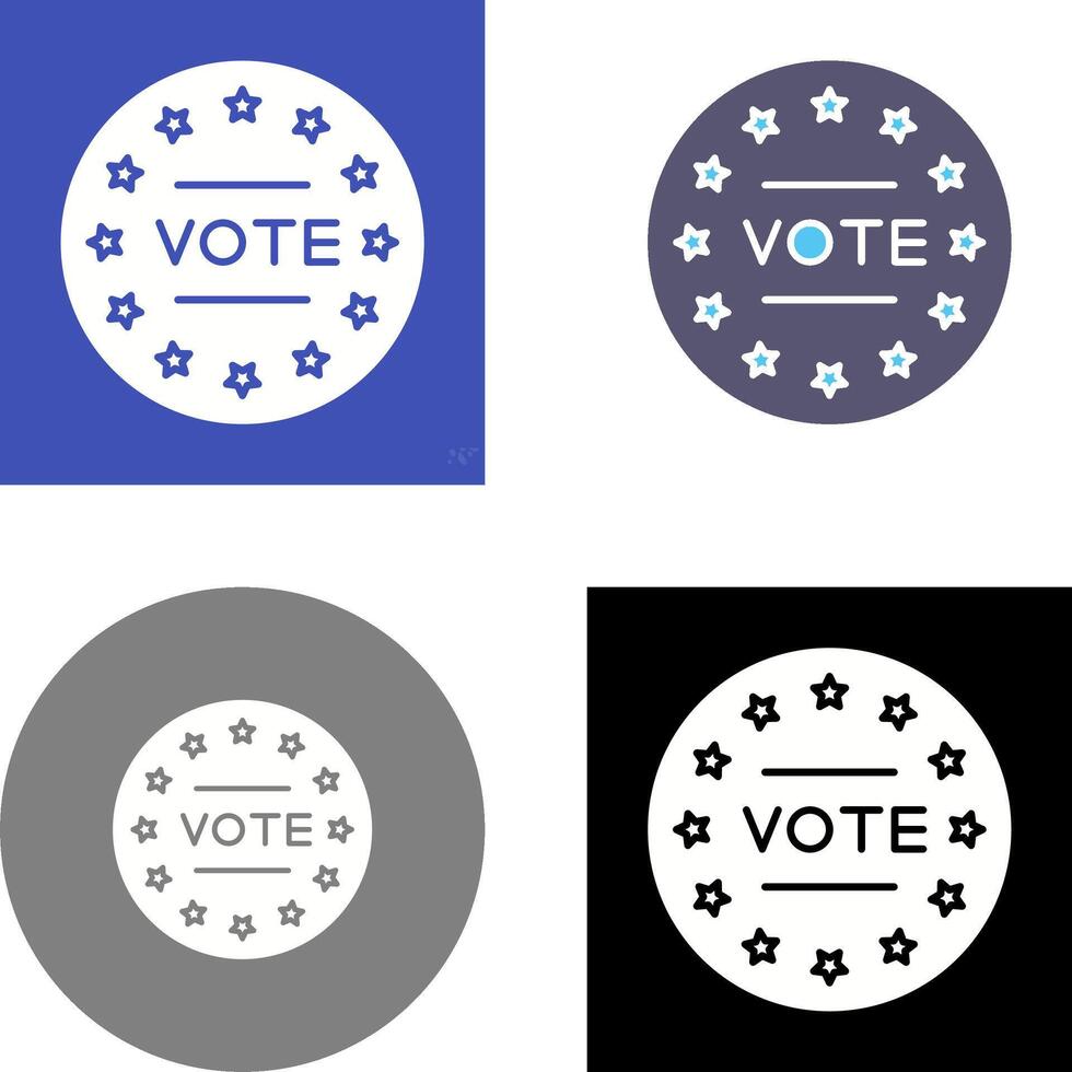 Vote Icon Design vector