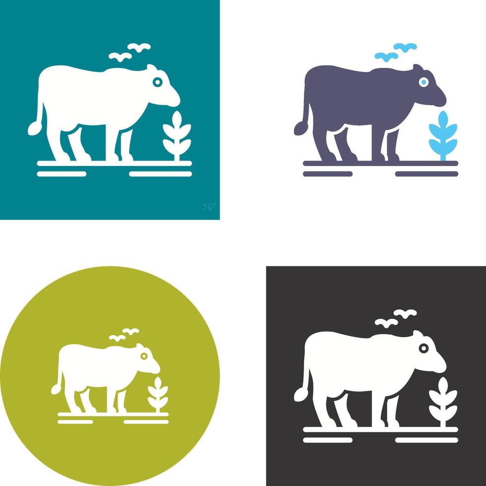 Cattle Icon Design vector