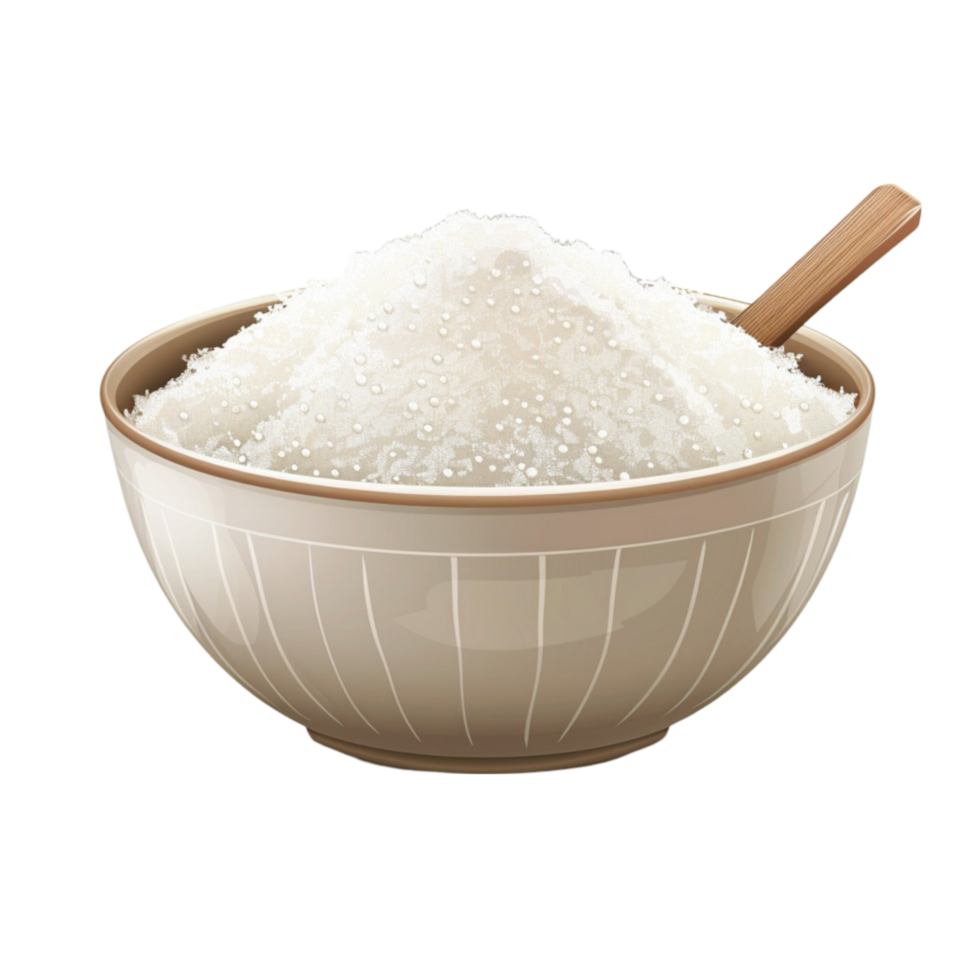 Sweet Delight Enhance Your Recipes with Sugar in Bowl png