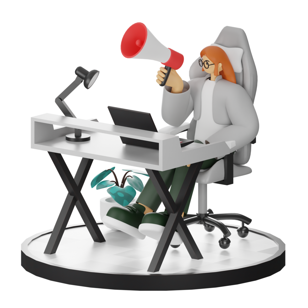 Harnessing 3D Illustration for Impactful Marketing png