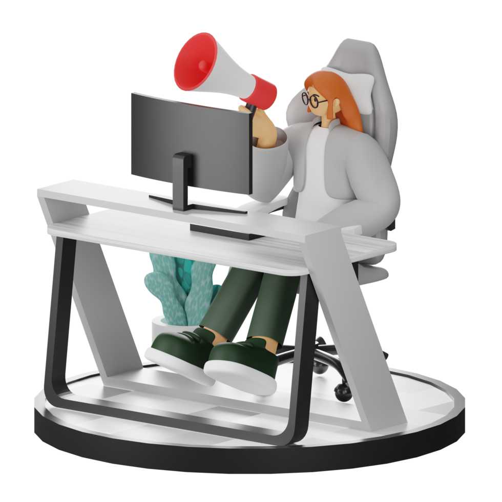 Harnessing 3D Illustration for Impactful Marketing png