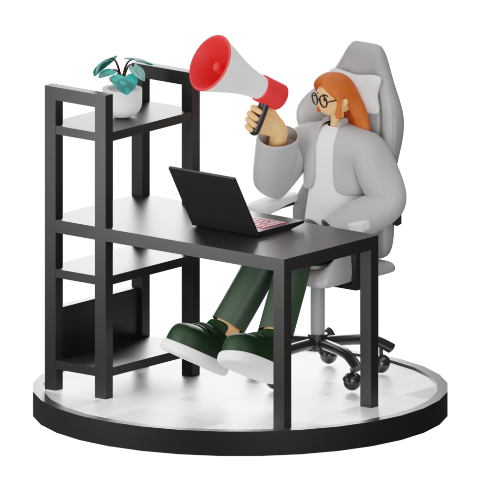Harnessing 3D Illustration for Impactful Marketing png