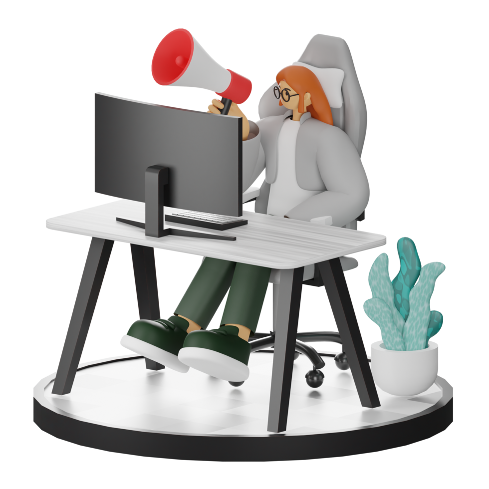 Harnessing 3D Illustration for Impactful Marketing png