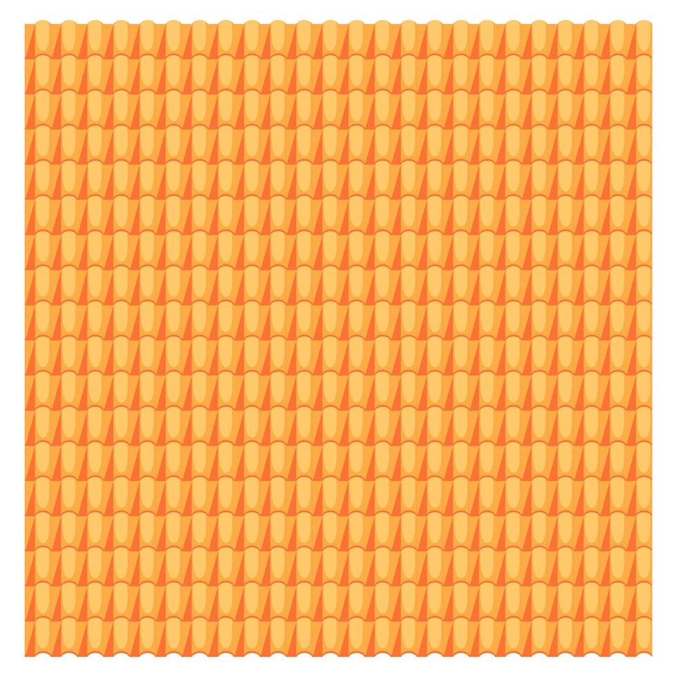 Roof tile textures, materials. Roof profile sheets for house or home roof. vector