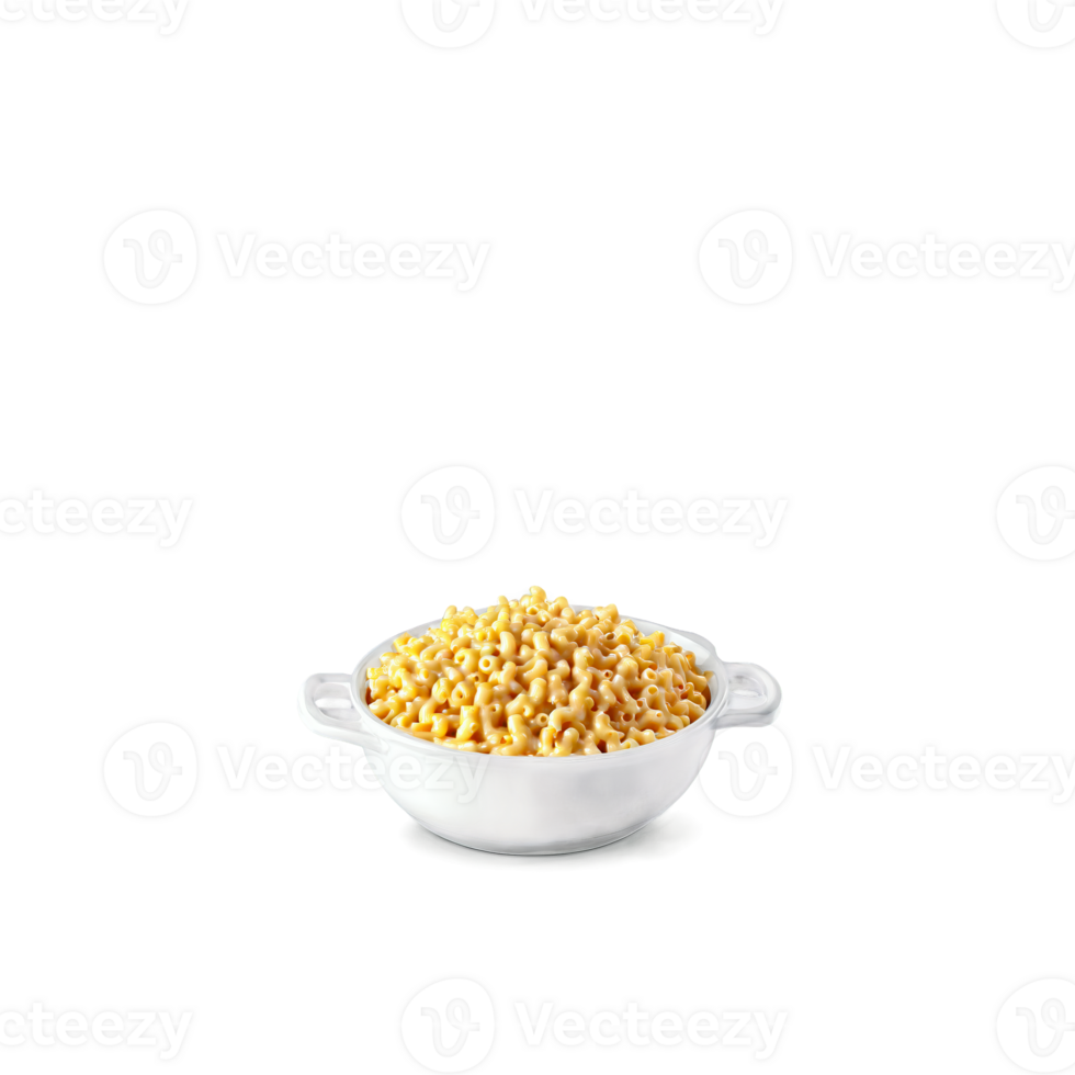 Mac and cheese with creamy sauce elbow macaroni steaming and suspended Food and culinary concept png