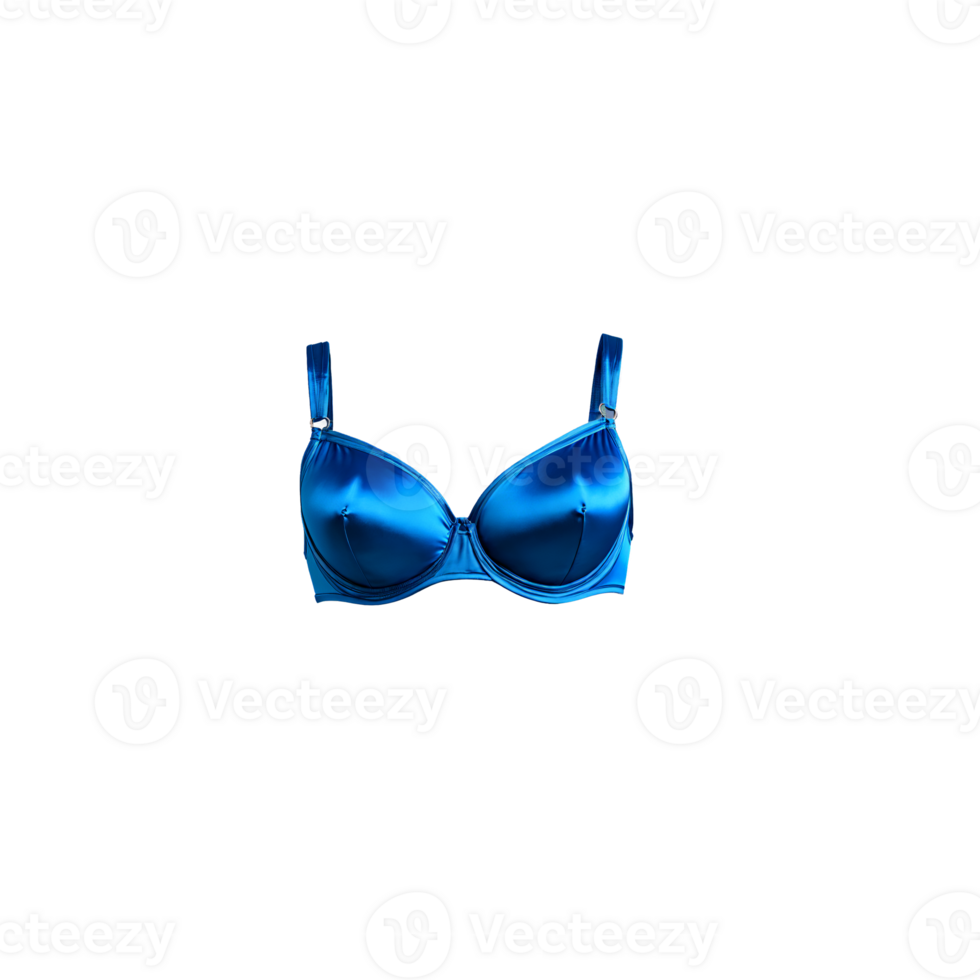 Electric Blue Satin Bra An electric blue satin bra with a bold vibrant color featuring png
