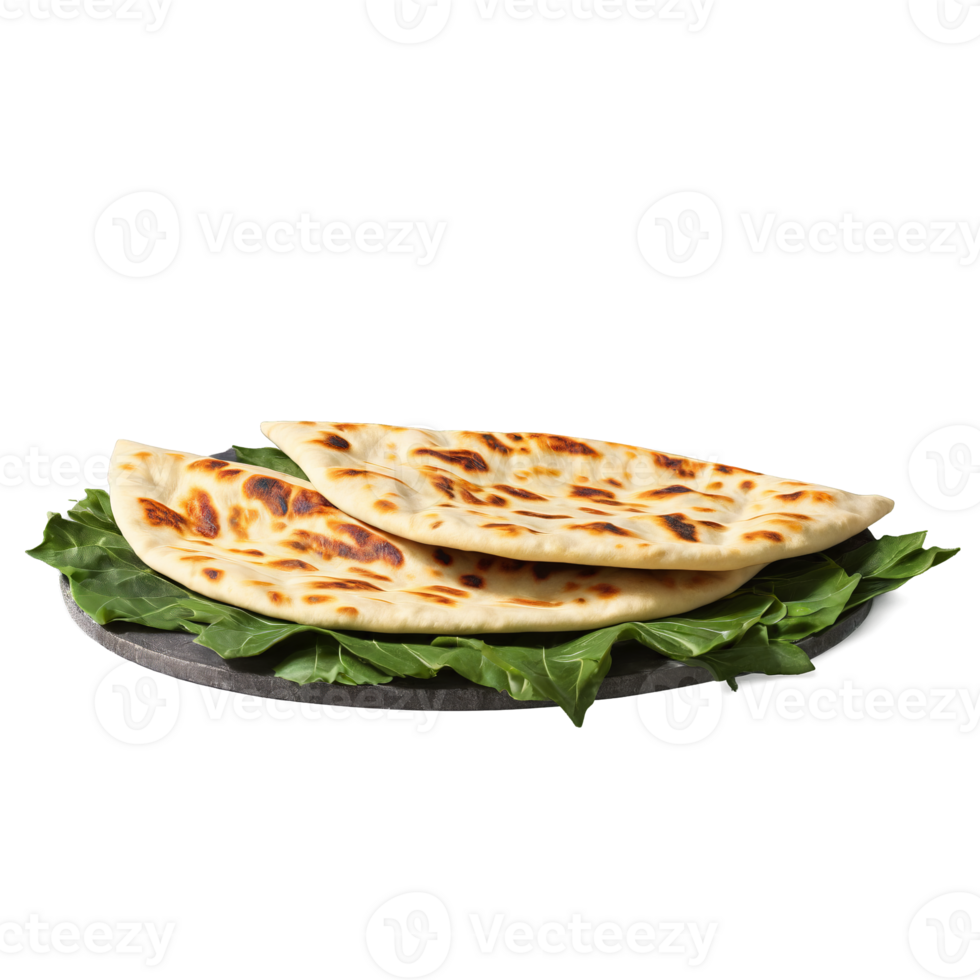 Azerbaijani kutab thin flatbread greens meat or pumpkin filling folded grilled Culinary and Food concept png